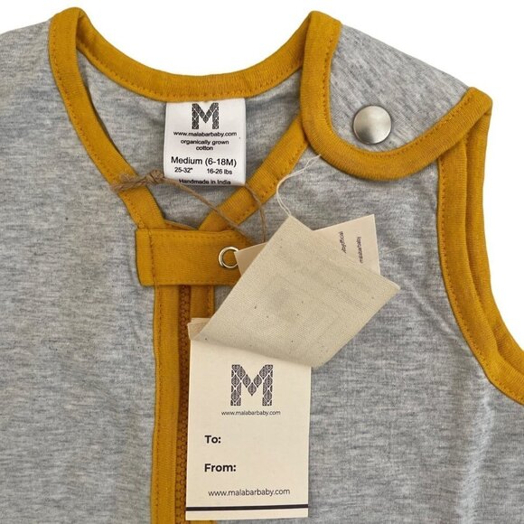 Malabar Baby Wearable Blanket Erawan Sleeping Bag Lightweight 6-18 M Organic NEW - Picture 10 of 16